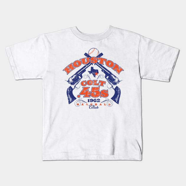 Houston Colt .45s Kids T-Shirt by MindsparkCreative